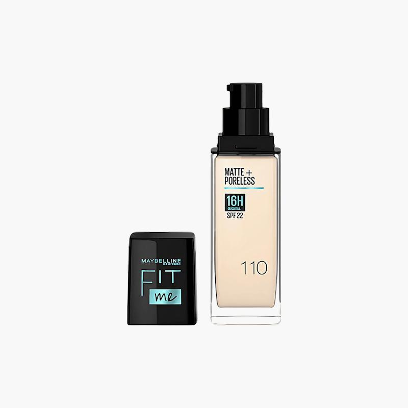 کرم پودر ۱۶ ساعته Maybelline سری Fit me  رنگ 110
