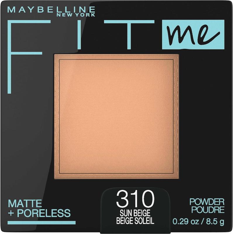 کرم پودر Maybelline New York Fit Me Matte + Poreless Powder Makeup, Sun Beige, 0.29 Ounce میبلین