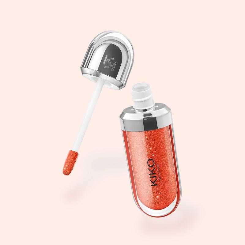 لیپ گلاس کیکو میلانو Kiko Milano رنگ Pearly Blood Orange 34