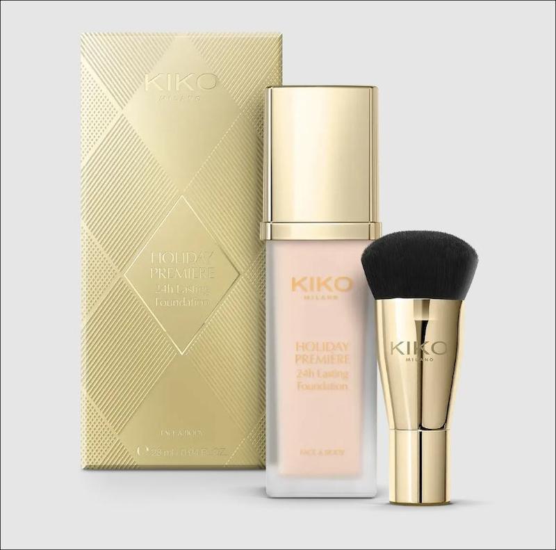 کرم پودر برند Kiko Milano سری Holiday Premiere رنگ Porcelain 01