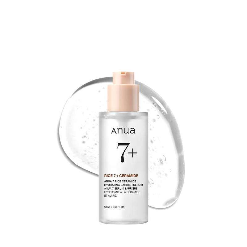سرم آبرسان و تقویت‌کننده سد دفاعی برنج و سراماید آنوا 50 میل Anua 7 Rice Ceramide Hydrating Barrier Serum