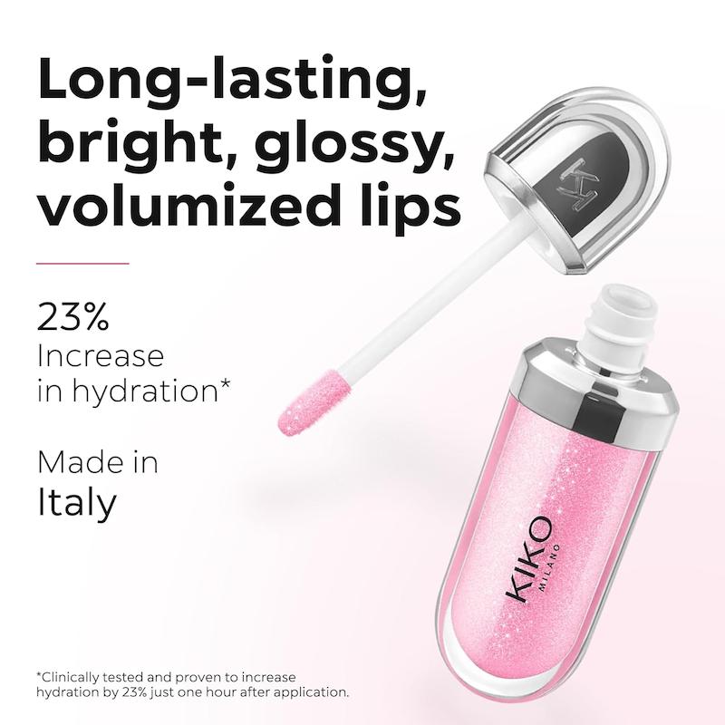 لیپ گلاس برند کیکو میلانو Kiko Milano مدل 3d Hydra Lipgloss 44