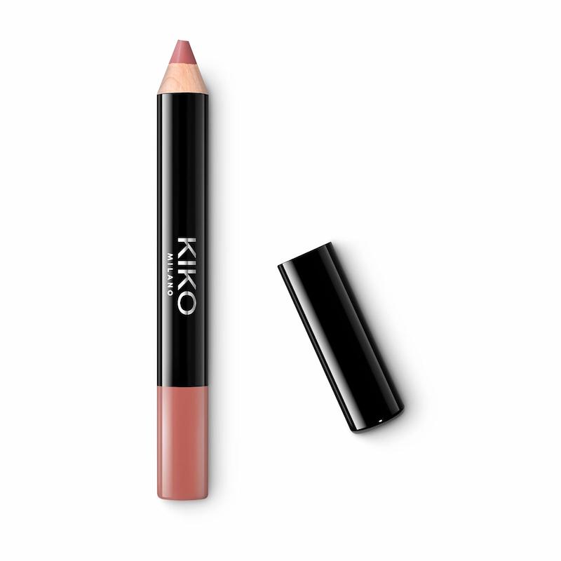 رژ لب Kiko Milano مدل Smart Fusion Creamy Lip Crayon رنگ Redish Mauve 08