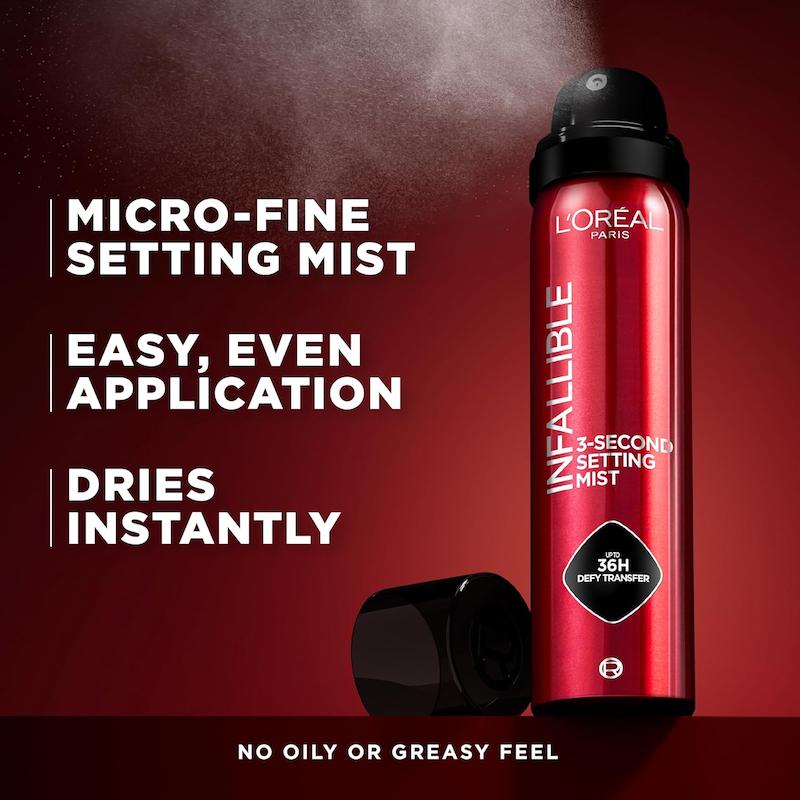 اسپری فیکس Loreal مدل Infallible 3-Second Setting Spray Mist
