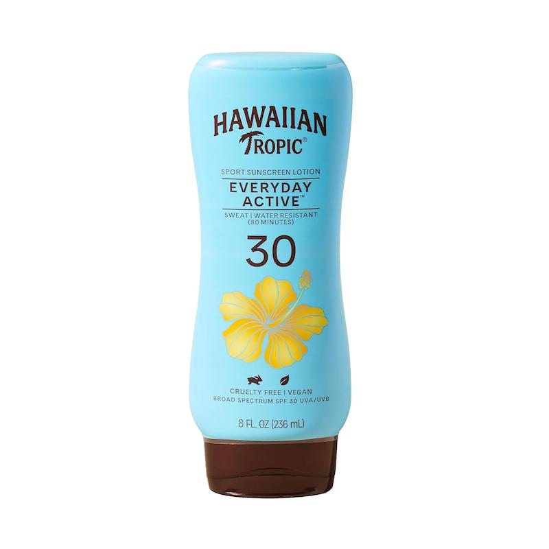 لوشن ضد افتاب برند Hawaiian Tropic  مدل Every Day Active مدل Ultra Light, High Performance Protection, SPF 30