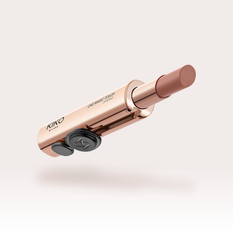 رژ لب One Magic Touch Lip Stylo  از برند Kiko Milano شماره 01 Melted Sienna