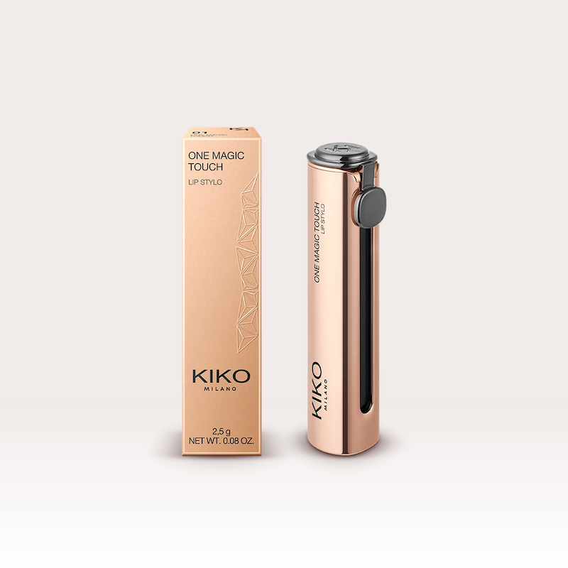 رژ لب One Magic Touch Lip Stylo  از برند Kiko Milano شماره 01 Melted Sienna