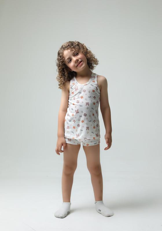 ست شورت و زیرپوش خرسی پسرانه