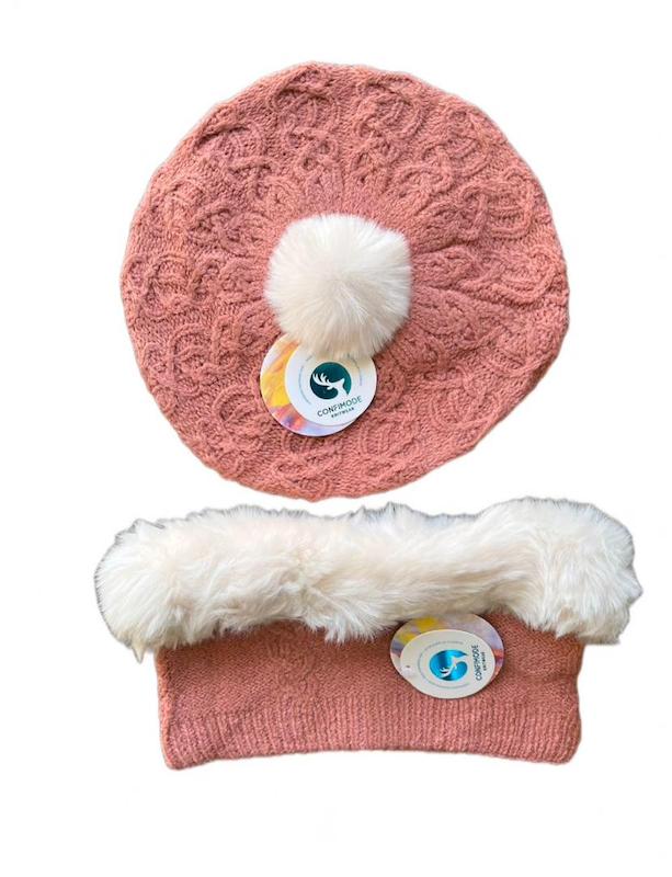 ست شال و کلاه فرانسوی کانفی مود 2 تا5 سال