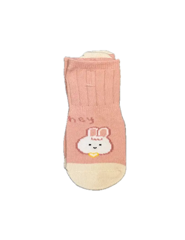 جوراب استپدار خرگوش صورتی
