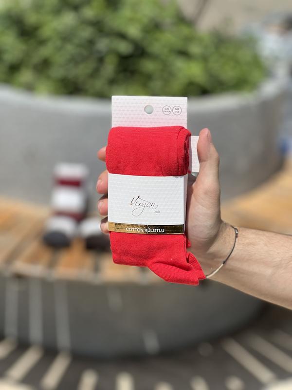 جوراب شلواری قرمز