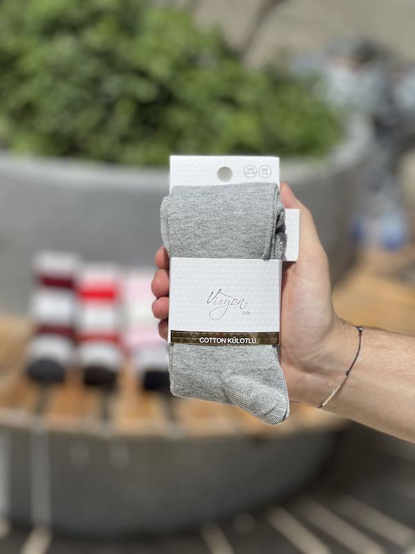 جوراب شلواری طوسی