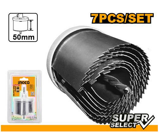 ست مته گردبر 7 پارچه  I SUPER SELECT I  اینکو | AKHS702