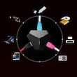 هاب USB ریمکس مدل RGB
