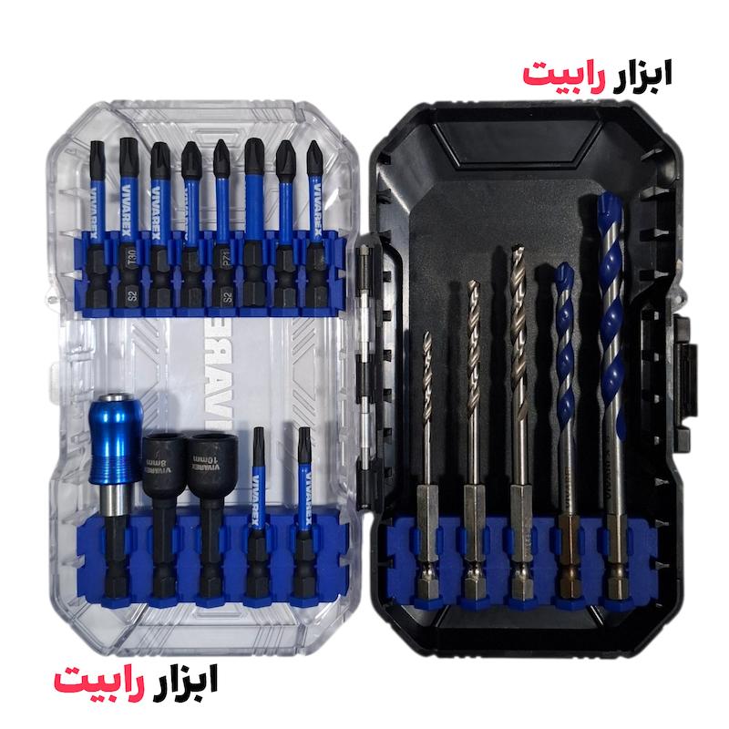 مجموعه 18 عددی مته و نوک پیچ گوشتی ویوارکس 