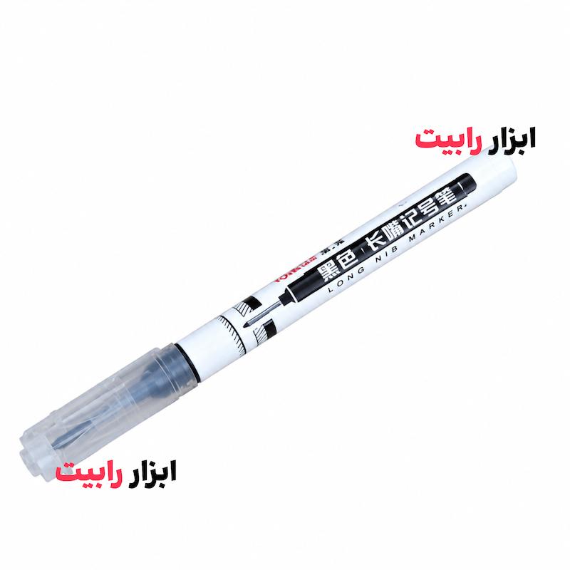ماژیک نوک بلند صنعتی مدل 2301 رنگ مشکی 