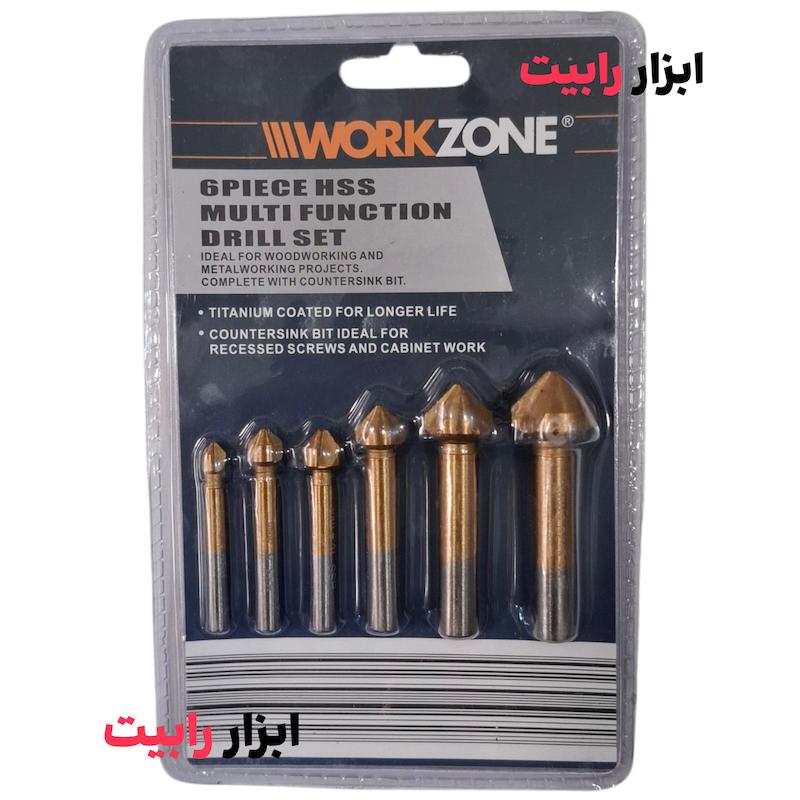 مجموعه 6 عددی مته خزینه آهن