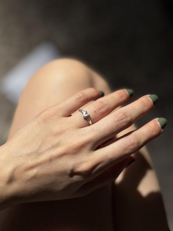 انگشتر قلب حجمی