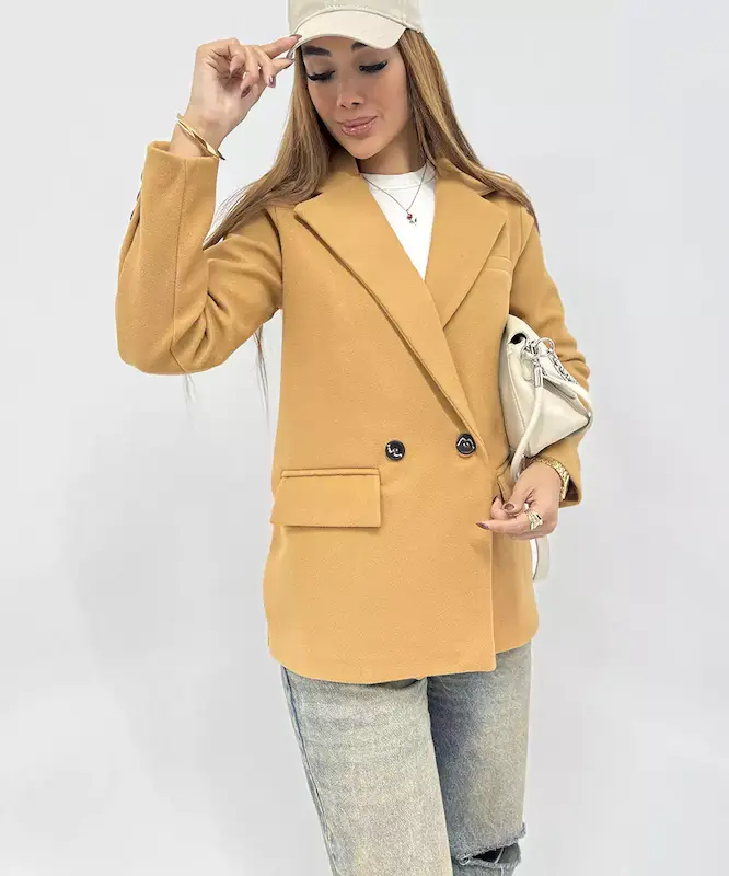 ترنچ کت یقه انگلیسی كد pm001 برند ردا