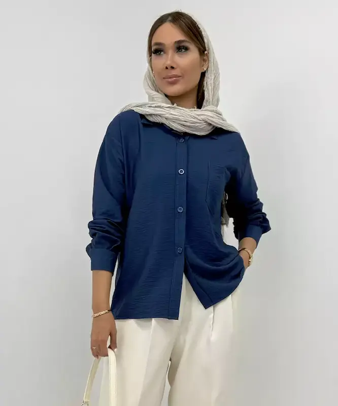 شوميز طرح پري كد SV023 برند ردا