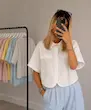 شومیز طرح دو جیب زنانه ردا کد SV058