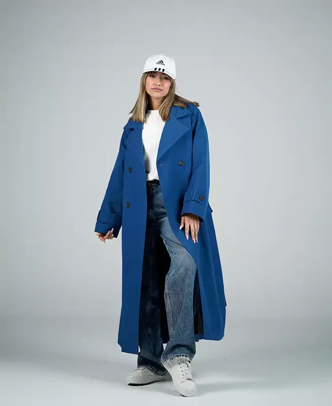 ترنچ كت بلندآستردار كد CI001 برند ردا