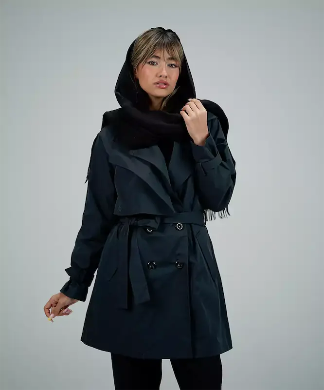 ترنچ كت آستردار كد CF003/1 