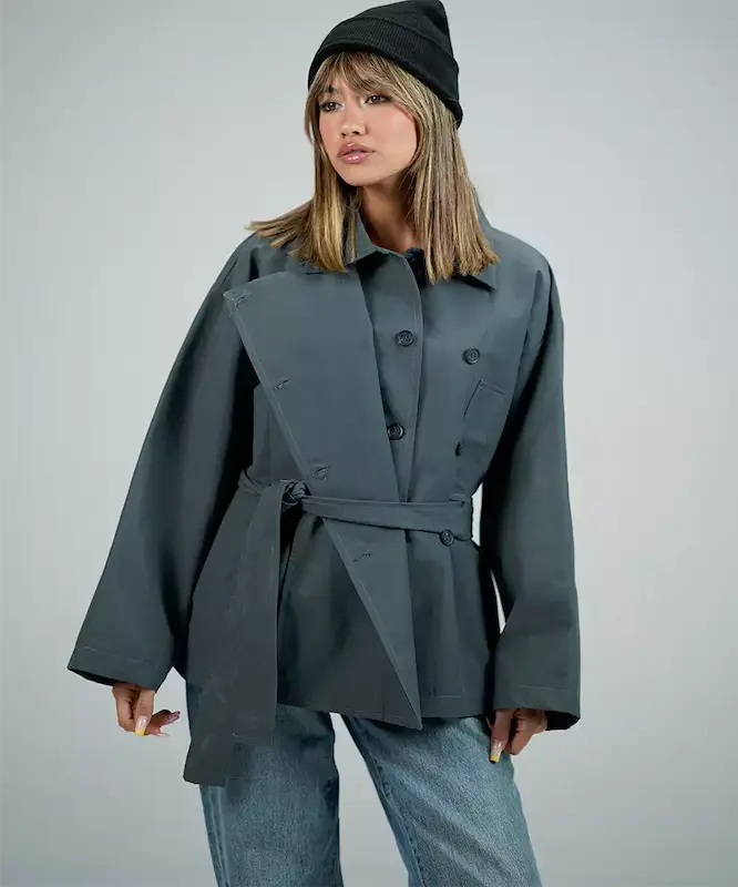 ترنچ كت آستردار كت CN007 برند ردا