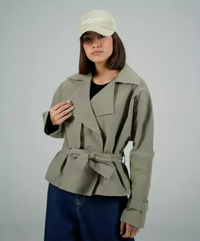 ترنچ کت آستردار كد CN012 برند ردا