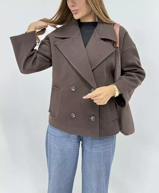 کت فوتر یقه انگلیسی كد 1/PS002 برند ردا