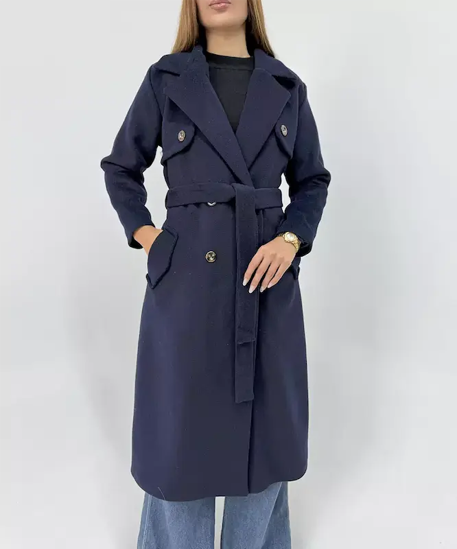 ترنچ کت پالتویی آستردار كد PL003/1  برند ردا