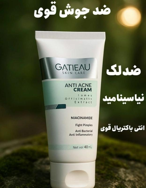 کرم ژل آنتی آکنه (ضدجوش و ضد لک) گاتیو - 40mL | Gatieau Anti-Acne Gel