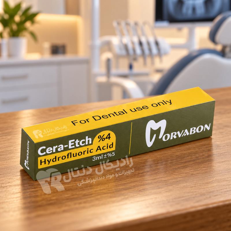 هیدروفلوئوریک اسید 4% مروابن Cera Etch Morvabon