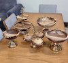 سرویس پذیرایی سوسن ۵ تیکه   چوب گردو 