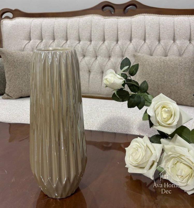 گلدان شیار دار کشیده لاستر 