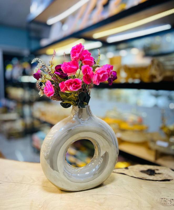 گلدان دونات تک بزرگ 