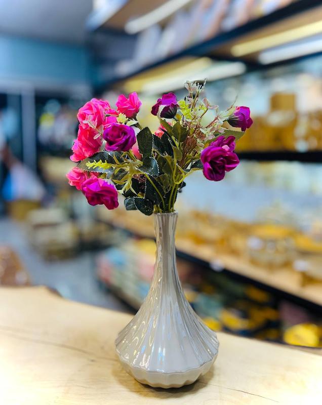 گلدان کمر باریک ۵۱۰ لاستر 