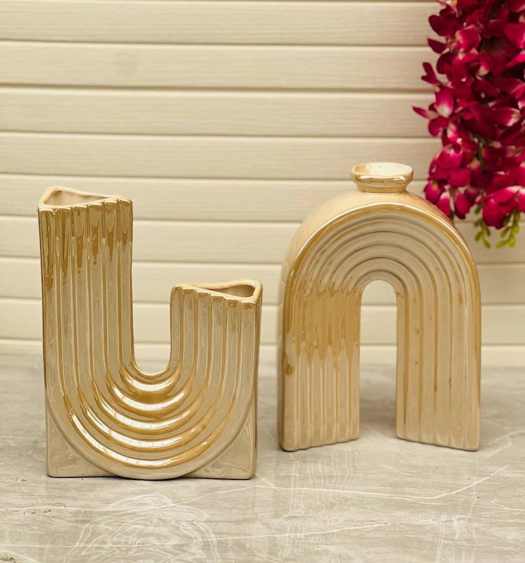 گلدان کارن جفتی لاستر 