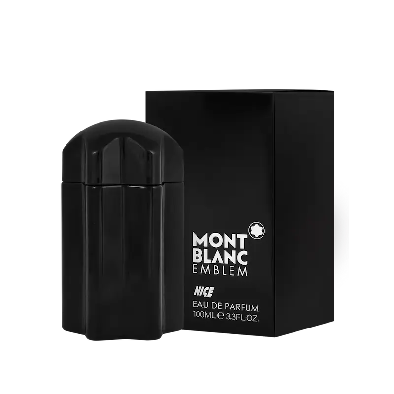 ادکلن ادوپرفیوم مردانه نایس پاپت Nice مدل مونت بلنک امبلم Mont Blanc Emblem حجم 100 میلی لیتر طرح مارک