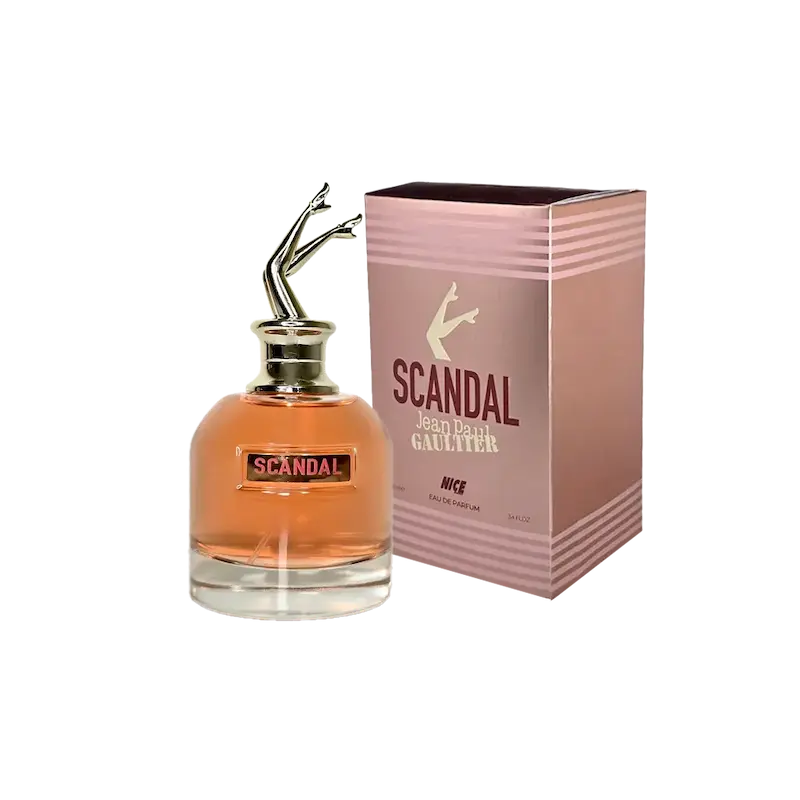  ادکلن ادوپرفیوم زنانه نایس پاپت Nice مدل اسکندال Scandal حجم 100 میلی لیتر طرح مارک