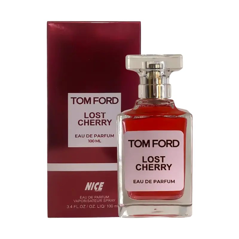ادکلن ادوپرفیوم نایس پاپت Nice مدل تام فورد لاست چری Tom Ford Lost Cherry حجم 100 میلی لیتر طرح مارک