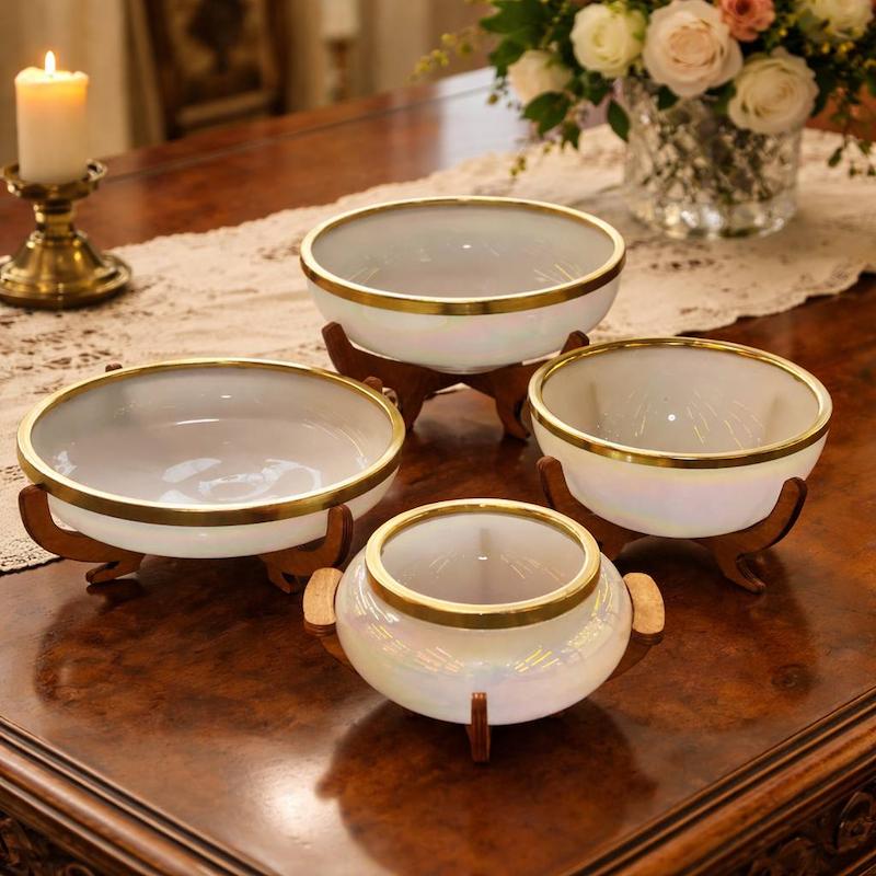 سرویس پذیرایی ملکه هفت رنگ ۴ تیکه 