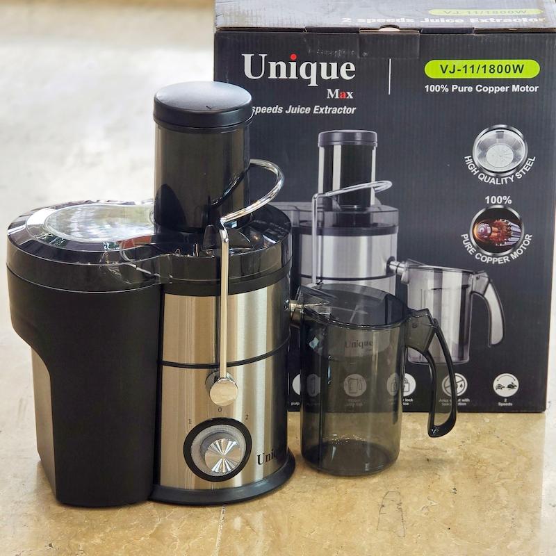 آبمیوه گیری تک استیل UNIQUE       1800 وات