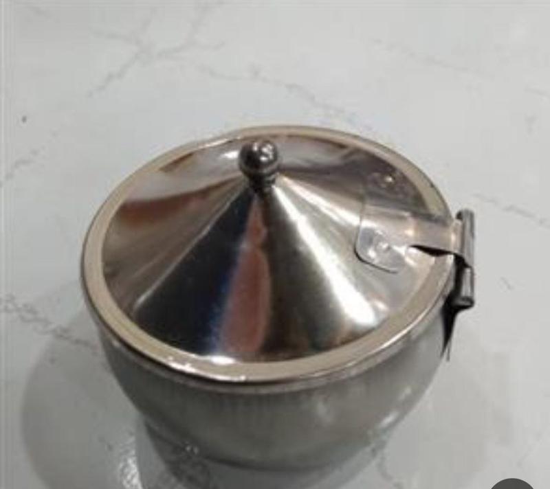قندان استیل درب دار