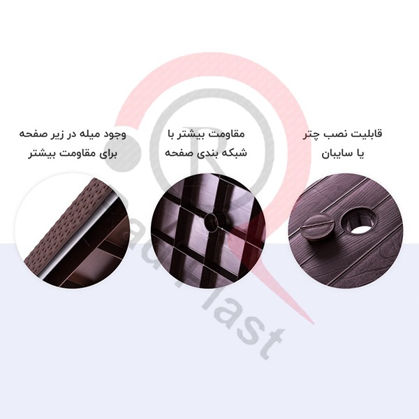 میز مربع حصیربافت کد 323 ناصر، میز مربع حصیری کد 323 ناصر، راد پلاست، بازرگانی رادپلاست، ناصر پلاستیک، کارخانه ناصر پلاستیک، میز نهارخوری 4 نفره حصیری، میز مربع 4 نفره پلاستیکی، میز حصیری ناصر پلاستیک، میز مربع حصیری پلاستیکی، خرید مستقیم میز پلاستیکی از کارخانه، نمایندگی محصولات ناصر پلاستیک، فروش میز حصیری ناصر در تهران، میز غذاخوری پلاستیکی ناصر، میز مربع پلاستیکی برای ویلا، میز حصیری ناصر برای باغ و ویلا، میز مربع حصیری ناصر پلاستیک