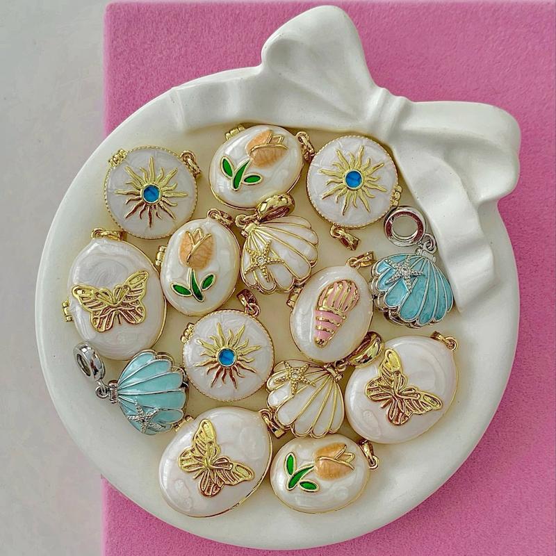 لاکت‌های میناکاری🌷