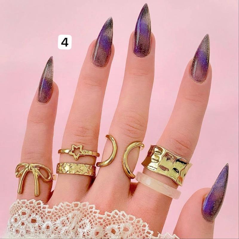 پک‌های انگشتر(طرح متنوع ورق بزنید)💍