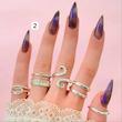 پک‌های انگشتر(طرح متنوع ورق بزنید)💍