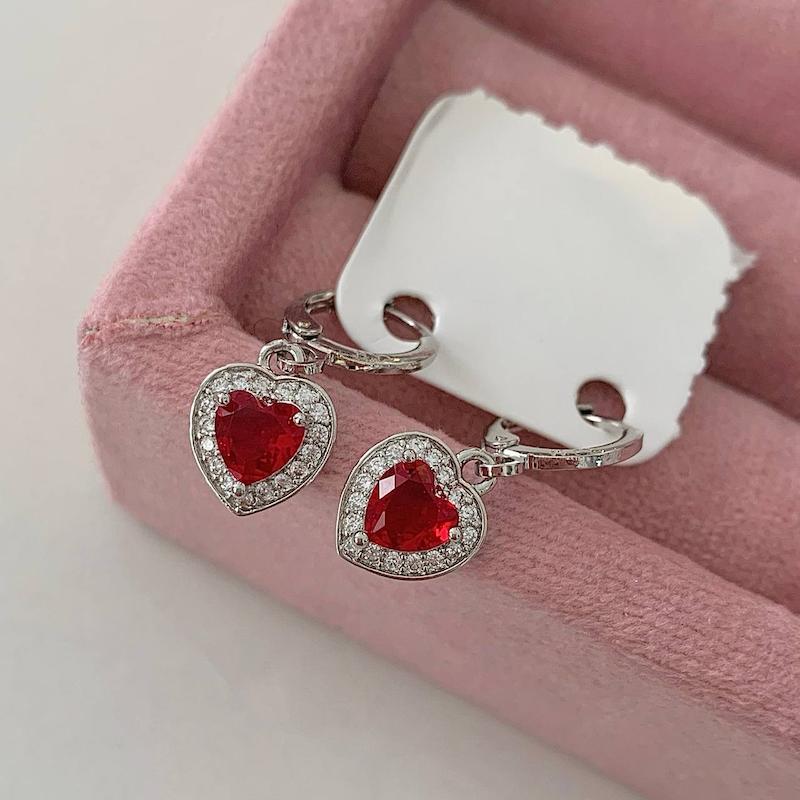 گوشواره جواهری رنگ‌ثابت(ورق بزنید)💖