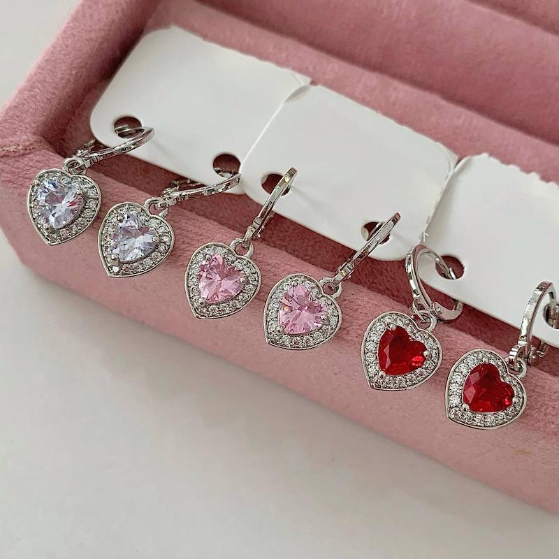 گوشواره جواهری رنگ‌ثابت(ورق بزنید)💖
